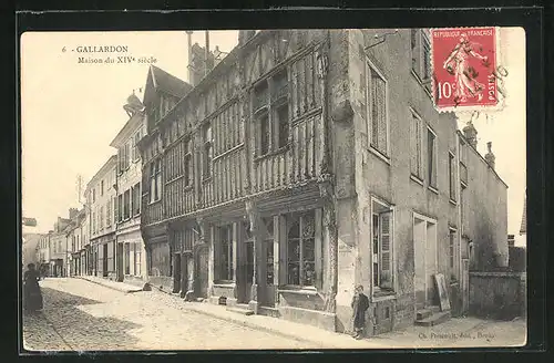 AK Gallardon, Maison du XIV siecle