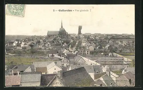 AK Gallardon, Vue generale, L'Eglise