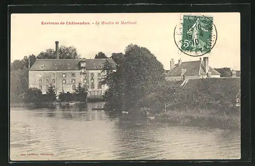 AK Châteaudun, Le Moulin de Marboué