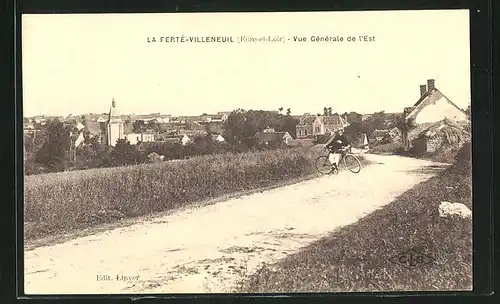 AK La Ferte-Villeneuil, Vue Generale de l`Est