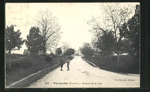 AK Peronville, Avenue de la Gare