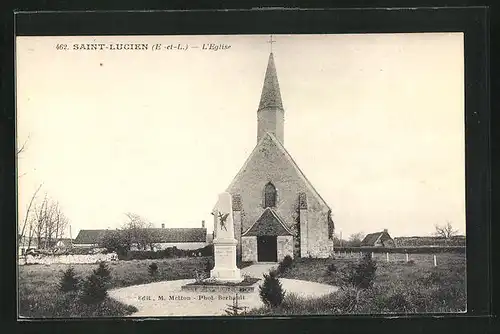 AK Saint-Lucien, L`Eglise, Ansicht der Kirche