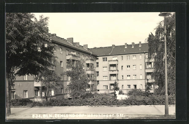 AK BerlinZehlendorf, Wohngebäude in der Mörchinger
