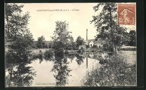 AK Montigny-sur-Avre, L`Usine, Panorama