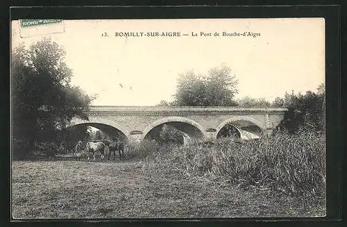 AK Romilly-sur-Aigre, Le Pont de Bouche-d`Aigre