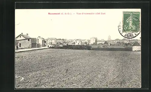 AK Beaumont, Vue d`ensemble cote Sud