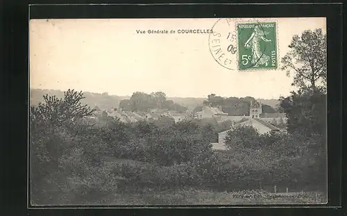 AK Courcelles, Vue générale