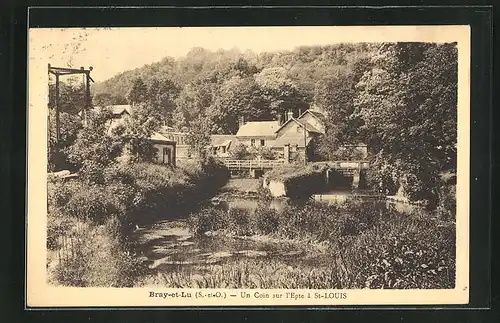 AK Bray-et-Lu, Un Coin sur l`Epte à Saint-Louis