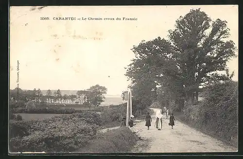 AK Carantec, Le Chemin creux du Fransic
