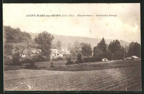 AK Saint-Marc-sur-Seine, Cheneviere, Ancienne Forge