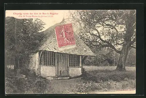 AK Bar-le-Régulier, Chapelle