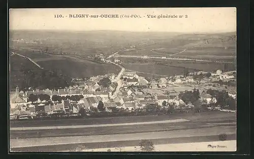 AK Bligny-sur-Ouche, Vue générale