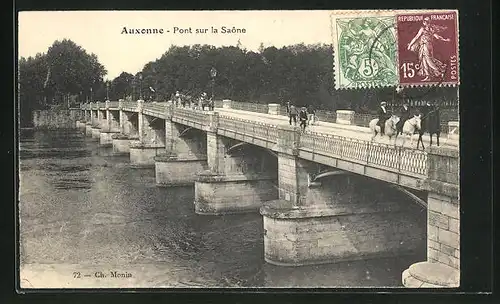 AK Auxonne, Pont sur la Saóne