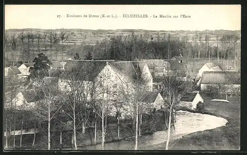 AK Ecluzelles, le Moulin dur l'Eure