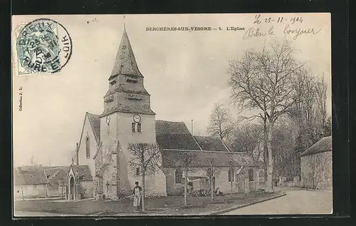 AK Bercheres-sur-Vesgre, l'Eglise