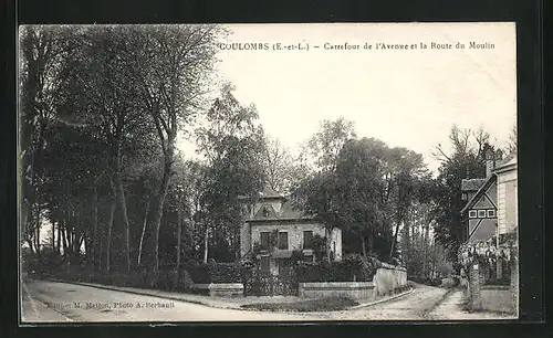 AK Coulombs, Carrefour de l`Avenue et la Route du Moulin