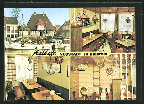 AK Neustadt, Gasthaus Aalkate am Hafen, Schiffbrücke 15