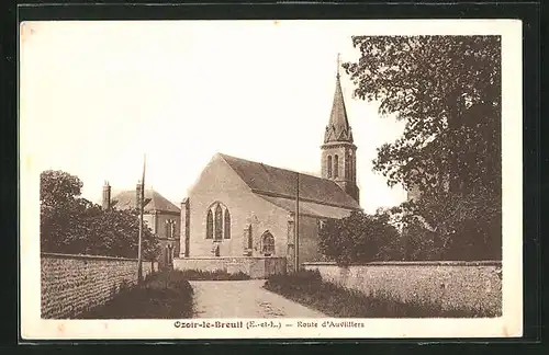 AK Ozoir-le-Breuil, Route d'Auvilliers