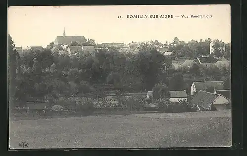 AK Romilly-sur-Aigre, Vue Panomarique, Totalansicht