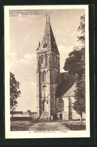 AK Brezolles, L'Eglise, Kirche