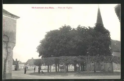 AK St-Laurent-des-Bois, Place de l'Eglise