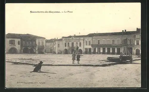 AK Sauveterre-de-Guyenne, La Place