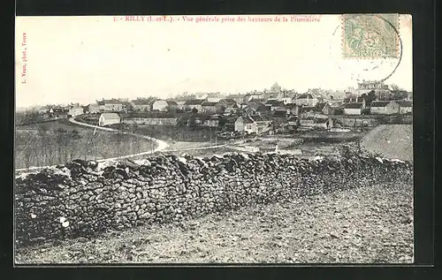 AK Rilly, Vue générale prise des hauteurs de la Pitonnière