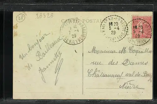 AK Bailleau-L`Eveque, Une Allee de Bellevue