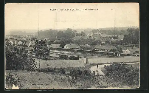 AK Aunay-sous-Crecy, Vue Generale