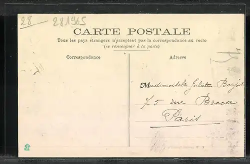 AK Courtalain, Vue prise du Calvaire