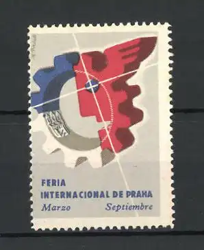 Reklamemarke Praha, Fiera Internacional, Messelogo