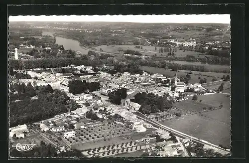 AK Podensac, Vue générale aérienne