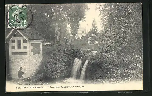 AK Portets, Château Tardieu, La Cascade