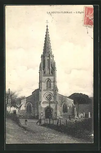 AK La Souys-Floirac, L`Église