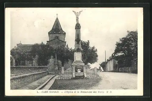 AK Cars, L`Église et le Monument des Morts