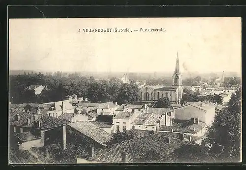 AK Villandraut, Vue generale