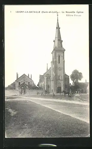 AK Loigny-La-Bataille, La Nouvelle Eglise