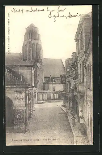 AK Bourgueil, Rue des Halles