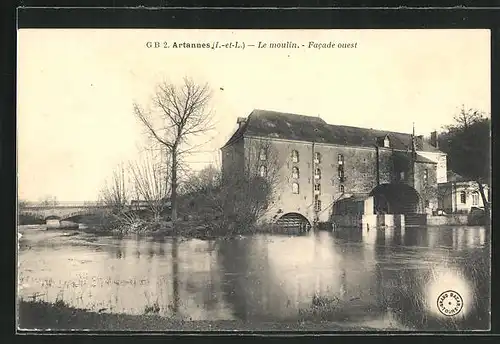 AK Artannes, Le Moulin, Facade ouest