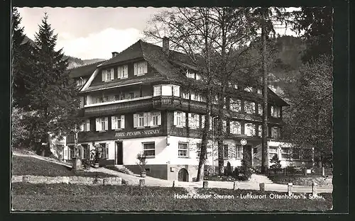 AK Ottenhöfen i. Schwarzwald, Hotel-Pension Sternen
