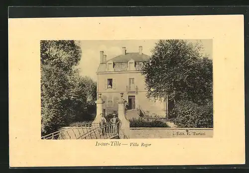 AK Is-sur-Tille, Villa Roger, Gebäudeansicht
