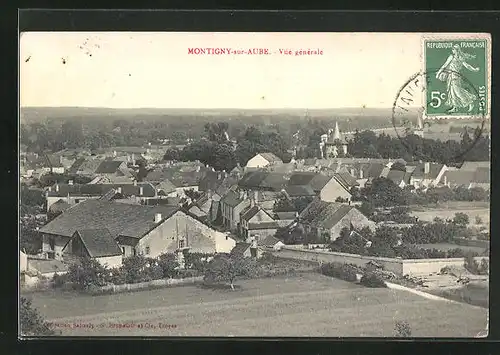 AK Montigny-sur-Aube, Vue gènèrale