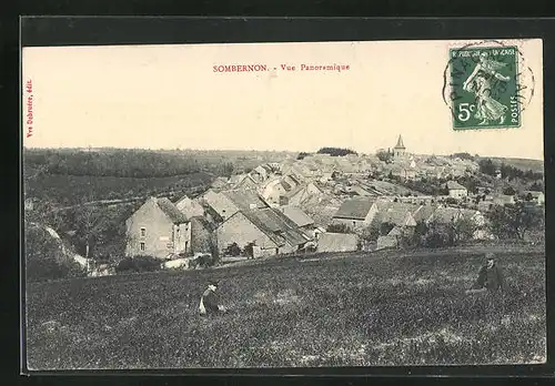 AK Sombernon, Vue Panoramique