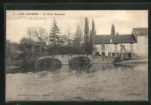 AK Les Laumes, Le Pont Romain