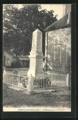 AK Longeault, Le Monument