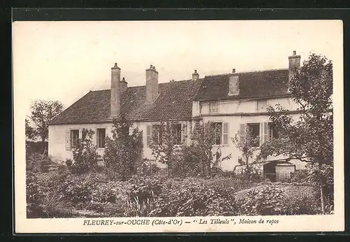 AK Fleurey-sur-Ouche, Les Tilleuls, Maison de repos