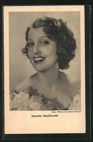 AK Jeanette MacDonald, Portrait der Schauspielerin