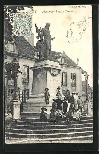 AK Nolay, Monument Lazare Carnot