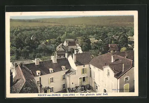 AK Recey-sur-Ource, Vue generale, Cote Sud