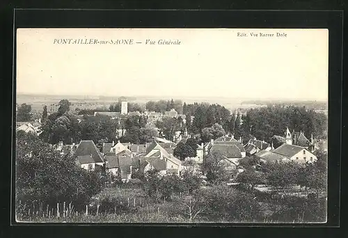 AK Pontailler-sur-Saone, Vue Generale